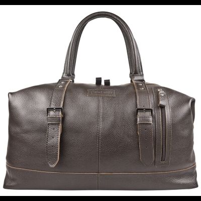 Кожаная дорожная сумка Campora brown (арт. 4019-04)