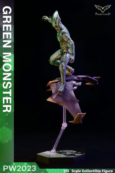 Зеленый Гоблин, Норман Осборн (Уиллем Дефо, "Человек-Паук") - КОЛЛЕКЦИОННАЯ ФИГУРКА 1/12 green monster (PW2023) - PWTOYS