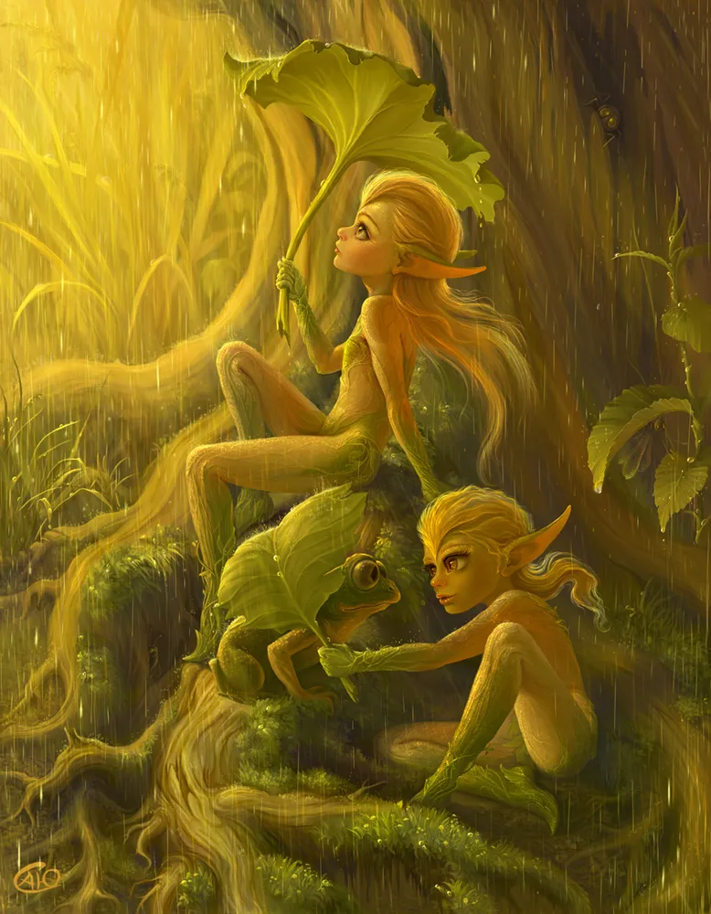 dryads by aneteya