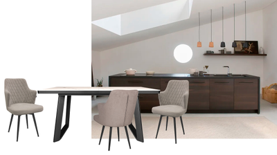 NESTOR черный/ керамика LILAC 160(+45)x90