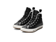 Кеды Converse All Star Hiker Leather кожаные черные высокие