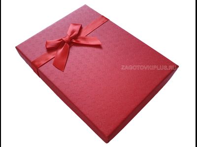 Подарочная коробочка для обложек "Элит красная"