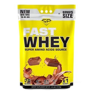 (Steel Power) Fast Whey Protein - (2,1 кг) - (Печенье-Шоколад-Карамель)
