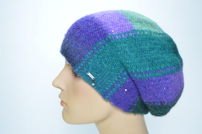 Берет Vizio 1055 B разноцветный синий