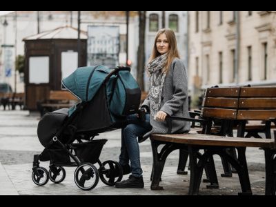 Детская коляска BUBAGO Model A Бирюзовый