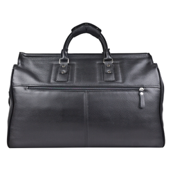 Кожаный саквояж Fabriano black (арт. 4008-01)