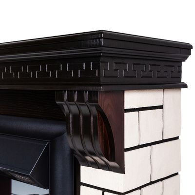 Электрокамин Stone AO с очагом Majestic