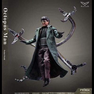 Доктор Осьминог, Отто Октавиус ("Человек-Паук 2") - КОЛЛЕКЦИОННАЯ ФИГУРКА 1/12 Octopus Man (PW2024A) - PWTOYS