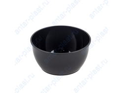 Банка 360мл, "Плошка" ЧЕРНАЯ