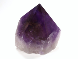 Аметист, аметрин, кристалл полированный со спиленным основанием (79*73*62 мм, 448 г) №37661