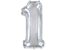 Фольгированная цифра-Серебряная