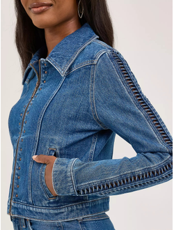 Куртка Wrangler® Women's Braided Denim Jacket