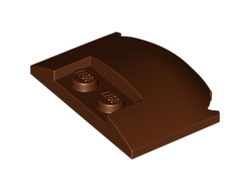 Wedge 3 x 4 x 2/3 Triple Curved, Reddish Brown (93604 / 6079687)