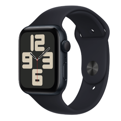 Apple Watch SE 2023 44 мм Midnight Aluminum Case with Midnight Sand Sport Band
