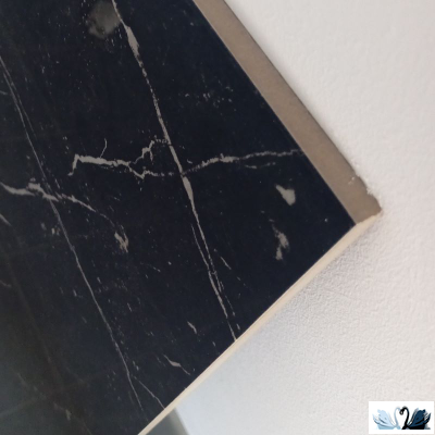 Керамогранит Eurotile Pietra Negro High Glossy 60x120 см черный мрамор. Толщина керамогранита