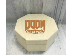 Шкатулка Doom/ Дум с гравировкой №12