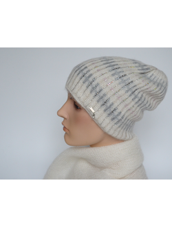 Vizio Италия 8007 CY шапка белая 2 цвет фото