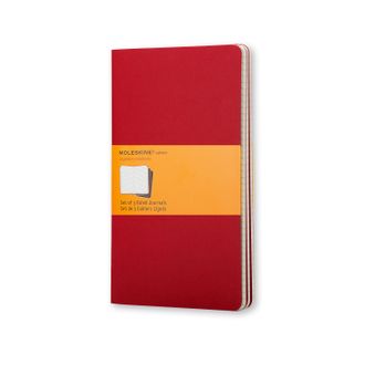 Записная книжка &quot;Cahier&quot; (в линейку, 3 шт.), Large, красная