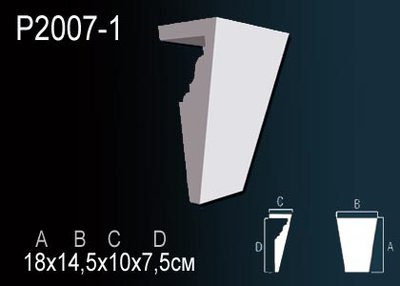 Фасадный декор P2007