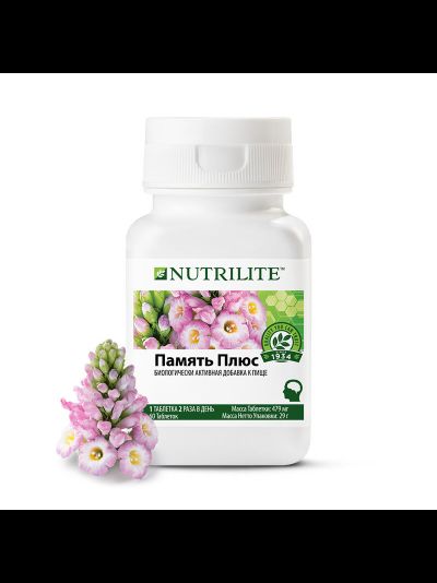ЭНЕРГИЯ И РАБОТОСПОСОБНОСТЬ Nutrilite Память плюс, 60 таб.