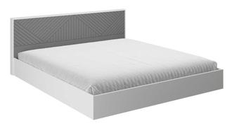 Кровать Копенгаген  с подъемным механизмом белыйсеры/графит