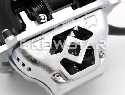 Билед модули Aozoom B-13 2024 (прямоугольные) 3.0 дюйма, 3 чипа, тройная линза, 2 кулера охлаждения, 5500K, 12V, 47W/79W, крепление 3R