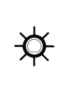 Импеллер помпы охлаждения двигателя Ancor 2067 Ø41x23.2мм 8 лопастей из черного неопрена