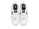 Кроссовки Womens Air Force 1 '07 ESS White Black вид сверху