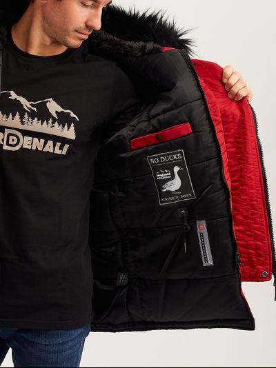 Куртка N3B COMPASS RED/BLACK