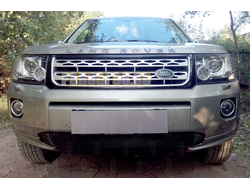 Защита радиатора Land Rover Freelander II (рестайлинг 2) 2012- (бензин) black