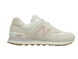 New Balance 574 Beige (Экозамша) фото