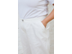 Летние женские брюки свободного силуэта  арт. 868 (цвет белый) Размеры 54-72