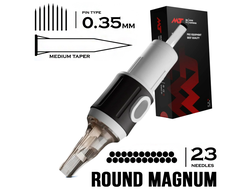 23 RMMT/0.35 - Round Magnum Medium Taper - Mustang