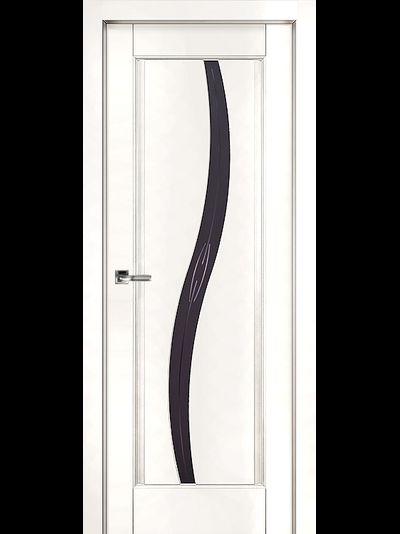 Дверь из ольхи Соло, цвет белая эмаль