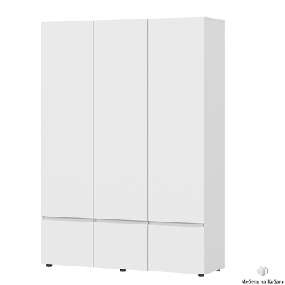 Одри шкаф 3х ств. Белый