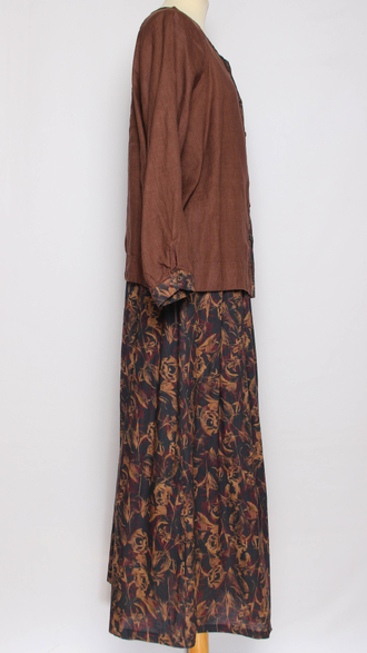 Костюм "Комбинированный длинный рукав" синий до р.44-46