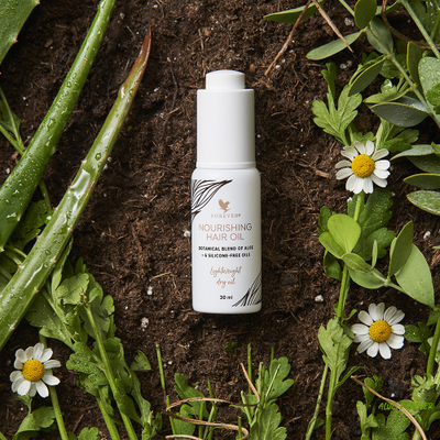 Nourishing Hair Oil - Питательное масло для волос с алоэ вера и шестью растительными маслами