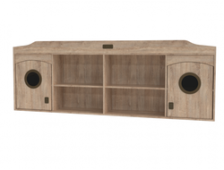 Детская Мираж-1 - Секция №11 Антресоль Дуб баррик