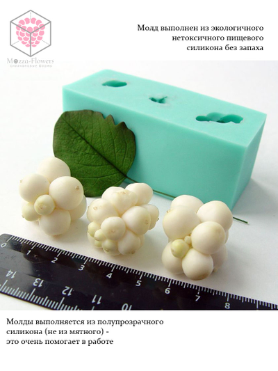 Молд "Грозди снежноягодника"