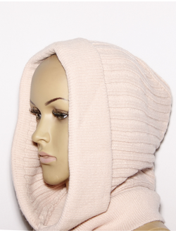 Екатеринбург. Капюшон женский "Одинарный-резинка" 11536  пудра