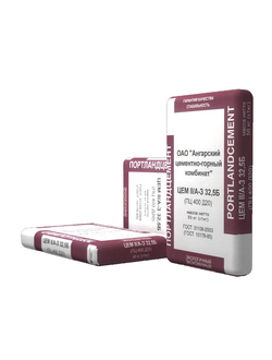 Цемент 25кг заводской ЦЭМ II/А-Г 32,5Б (М 450)