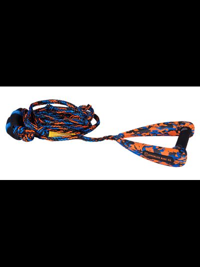 Фал 25 Arc Surf с рукояткой, оранжево-синий