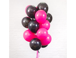 Малиновые и черные шары
