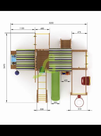Детская площадка для малышей IgraGrad В3