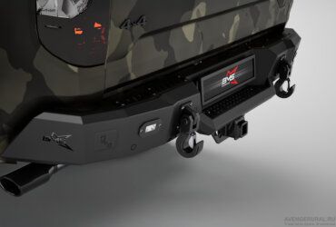 Бампер силовой задний BMS URBAN для Tayota Tundra 2014-2021