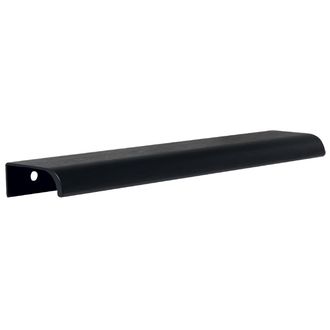 Ручка-профиль HPP.02.0160BL-BA, 192 мм, отделка черный шлифованный