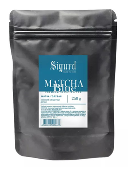 Чайный напиток SIGURD Matcha Blue Матча голубая Анчан 250гр (КвадроПак)