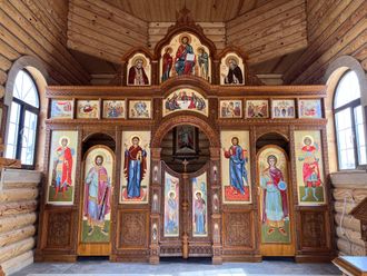 Иконостас в Церковь Георгия Победоносца, с. Новлянка,  Муромская епархия