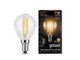 Лампа светодиодная Gauss LED Filament Шар E14 7Вт 550Лм 2700K (105801107)