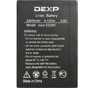 Аккумулятор (АКБ) для DEXP ES255 - 2400mAh